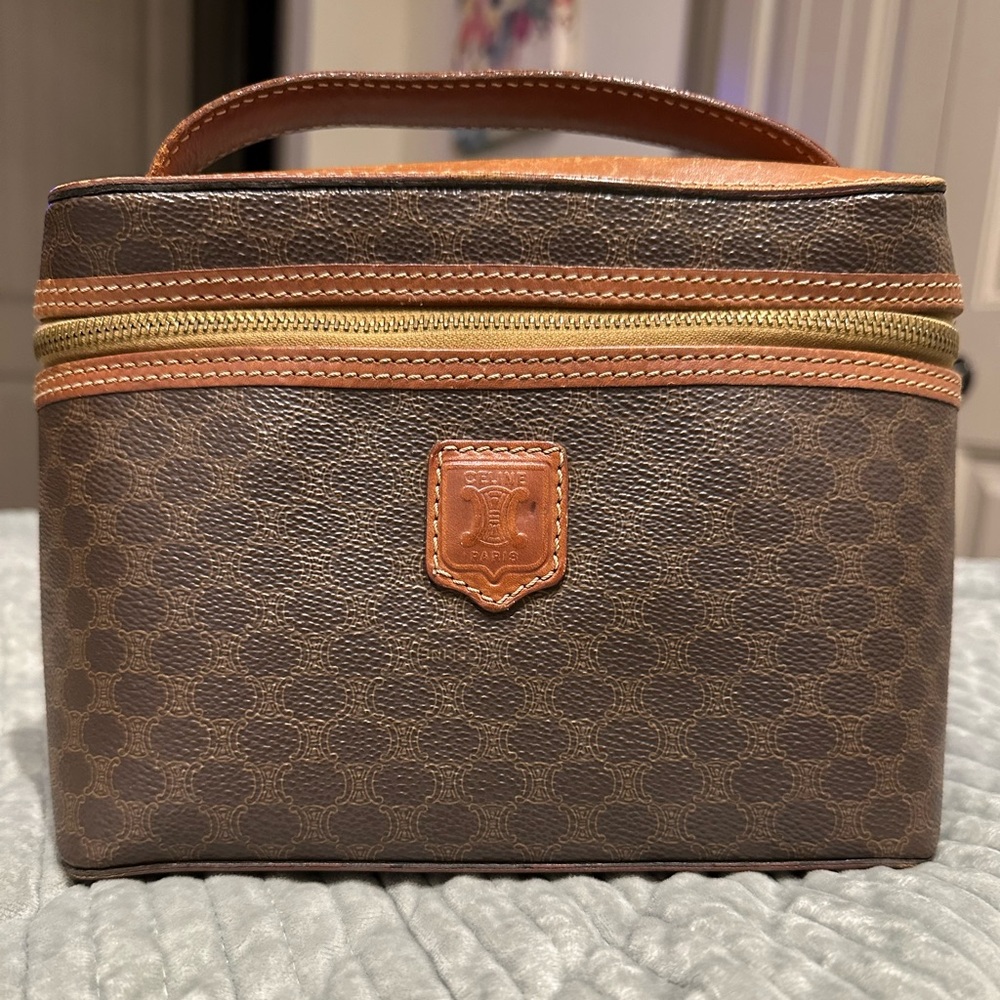 Vintage Celine Macadam Vanity Handbag